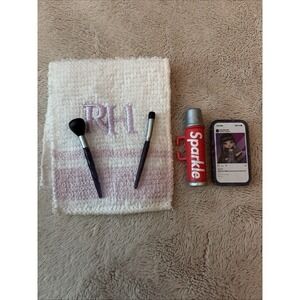 Rainbow High Accessories Lot Of 5 Makeup Brushes, Towel. Thermos & Cellphone